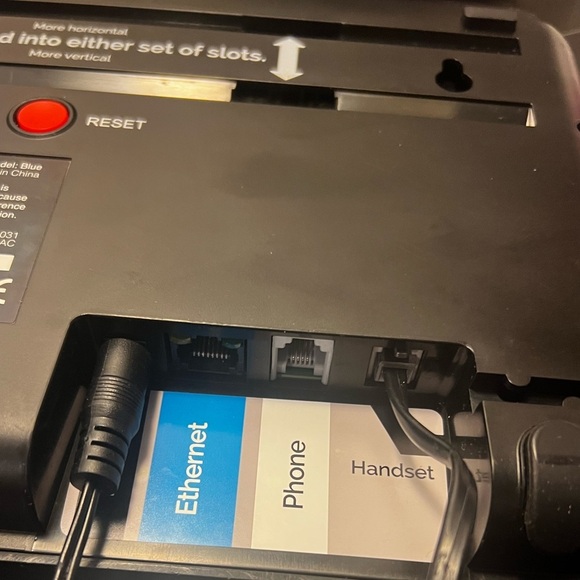 Clear Captions Blue Telephone For Hearing Impaired Amplified Captioning Phone - Picture 11 of 13